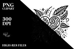 Tattoo Style Heart, PNG Product Image 2