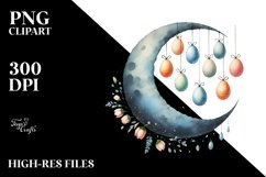 Half Moon with Hanging Eggs, PNG Product Image 2
