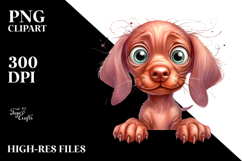 Cartoon Baby Vizsla, Transparent PNG Product Image 2
