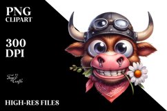 Confused Ox Clipart | Sublimation | Clipart Product Image 1