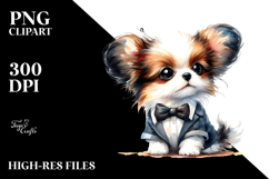 Expressive Papillon Watercolor Product Image 2