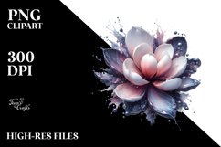 Abstract Watercolor Splash White Background Product Image 3