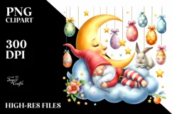 Easter Bunny Clipart |T-shirt, Mug PNG Product Image 8
