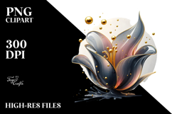 Abstract Tulip PNG Product Image 2