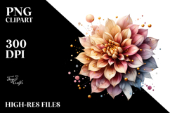 Glossy Dahlia, Transparent PNG Product Image 2