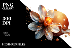 Elegant -like Daffodil, Transparent PNG Product Image 2