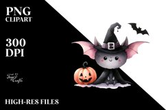 Simple Halloween Bat | Sublimation | Clipart Product Image 1