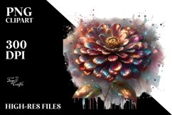 Abstract Watercolor Splash White Background Product Image 1