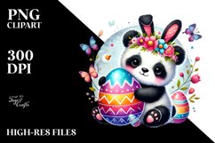 Colorful Baby Panda PNG Product Image 2