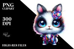 Goofy Cute Baby Rabbit PNG Product Image 2