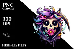 Funny Little Demon Design, Vibrant PNG Product Image 2