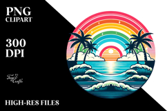 Tropical Rainbow, 20 oz Tumbler PNG Product Image 2