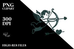 Simple Retro Cupid PNG Product Image 2