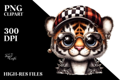 Cute Tiger with Punk Look Product Image 2