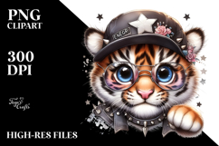 Cute Tiger with Punk Look Product Image 2