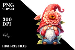 Cute GNOME with Big Hat PNG Product Image 2