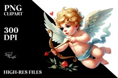 Watercolour Cupid Drawing Product Image 2