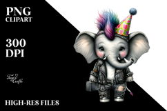 Funky Elephant with Party Hat Product Image 2