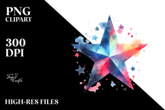 Simple Star Clipart Product Image 2