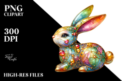 Colorful Bunny Made of PNG Product Image 2
