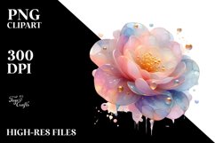 Shiny Camellia, Pastel PNG Product Image 3