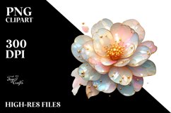 Shiny Camellia, Pastel PNG Product Image 1