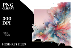 Colorful Abstract Diamond Cosmos PNG Product Image 2