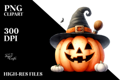 Funny Jack-O&#039;-Lantern, Transparent PNG Product Image 2