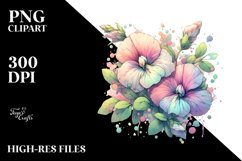 Glossy Wooden Sweet Pea PNG Product Image 1