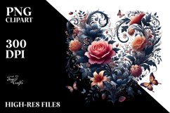 Floral Made Heart, Digital Painting Product Image 2