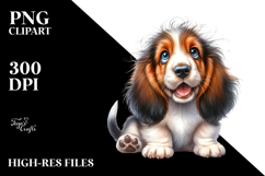 Happy Baby Basset Hound.png Product Image 2