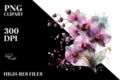 Orchid Material PNG Product Image 2