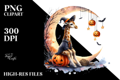 Halloween Giraffe with Hanging Jack-o&#039;-lanterns, High-Res Product Image 2