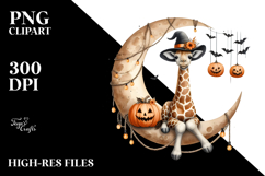 Halloween Giraffe with Hanging Jack-o&#039;-lanterns, High-Res Product Image 2