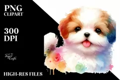 Colorful Vibrant Dog PNG Product Image 1