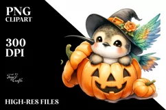Cute Baby Hummingbird Halloween PNG Product Image 1