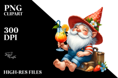 Whimsical Gnome Cocktail PNG Product Image 2