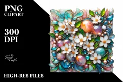 Watercolor Luxury Flower Splash Clipart Product Image 1