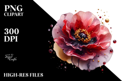 Abstract Poppy Material PNG Product Image 2