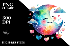 Simple Smiling Moon, Transparent PNG Product Image 2