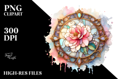 Abstract Pastel Wooden Small Stained Camellia, 20 oz Product Image 2