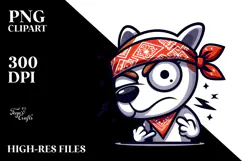Goofy Skull with Bandana, High-Res PNG Product Image 2