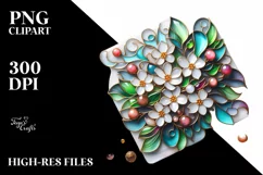 Watercolor Luxury Flower Splash Clipart Product Image 1