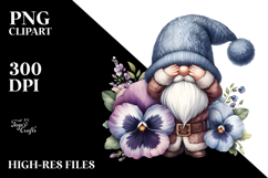 Cute GNOME with Big Hat PNG Product Image 2