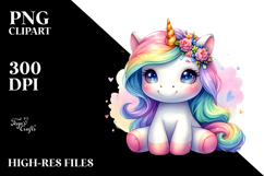 Cute Baby Unicorn in Halloween Costume | Clipart Product Image 2