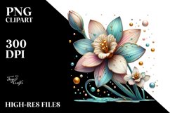 Detailed Shiny Narcissus with Metallic Insertions | Product Image 1