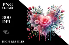 Colorful Heart, Transparent PNG Product Image 2