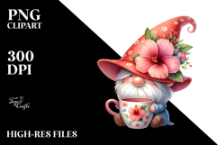 Cute GNOME with Big Hat PNG Product Image 2