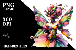 Vibrant Dressing Fairy PNG Product Image 2
