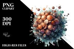 Shiny Peonies Clipart Product Image 1